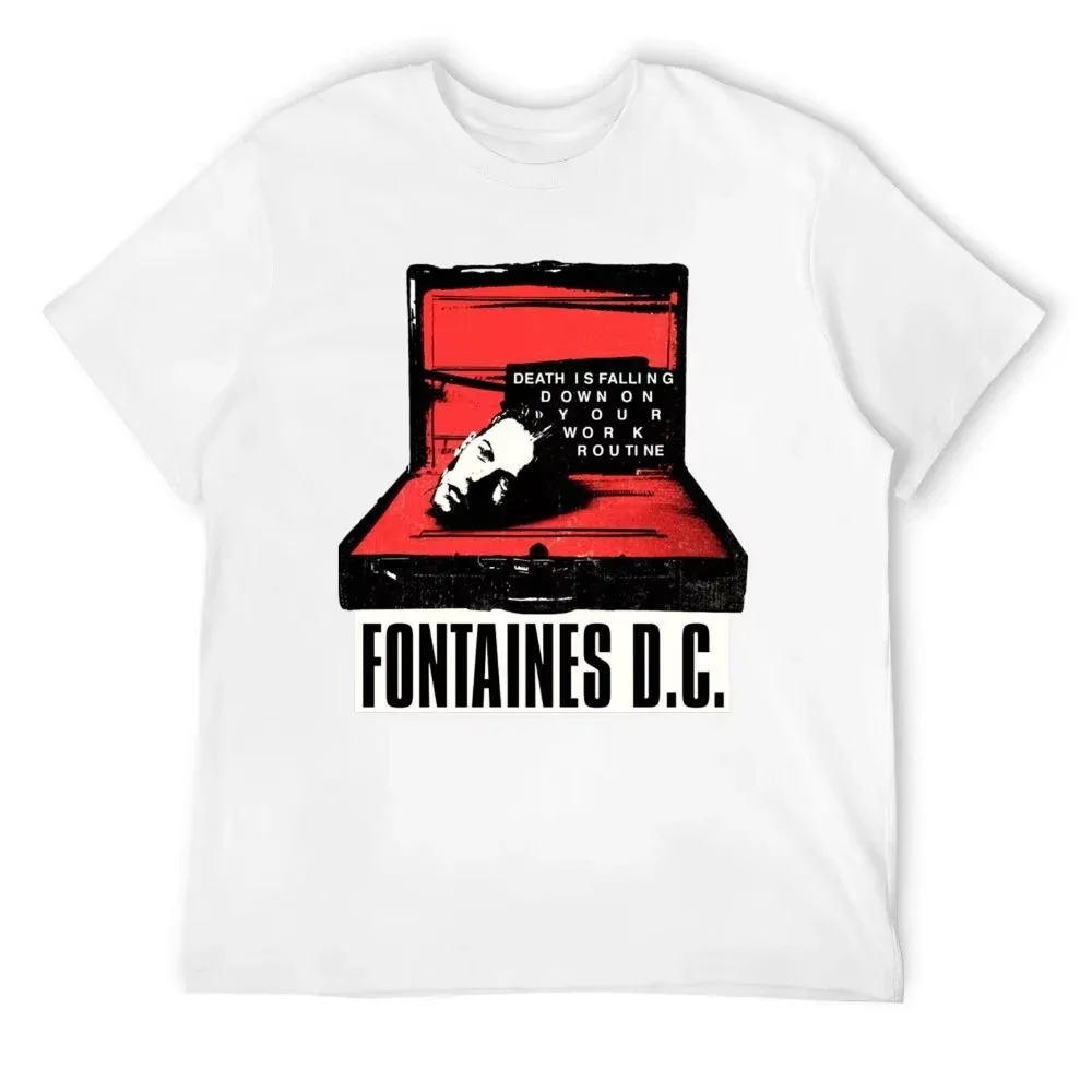 

DC Fountain T-shirt Hippie Clothing Street Retro T-shirt Women's Comfortable Street Style Couple High-quality Short Sleeves