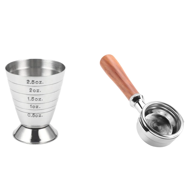 

B03C-мировая чашка для удаления унции, миксер для коктейлей и напитков с кофе, бездонная машина, фильтр с деревянной ручкой для Welhome