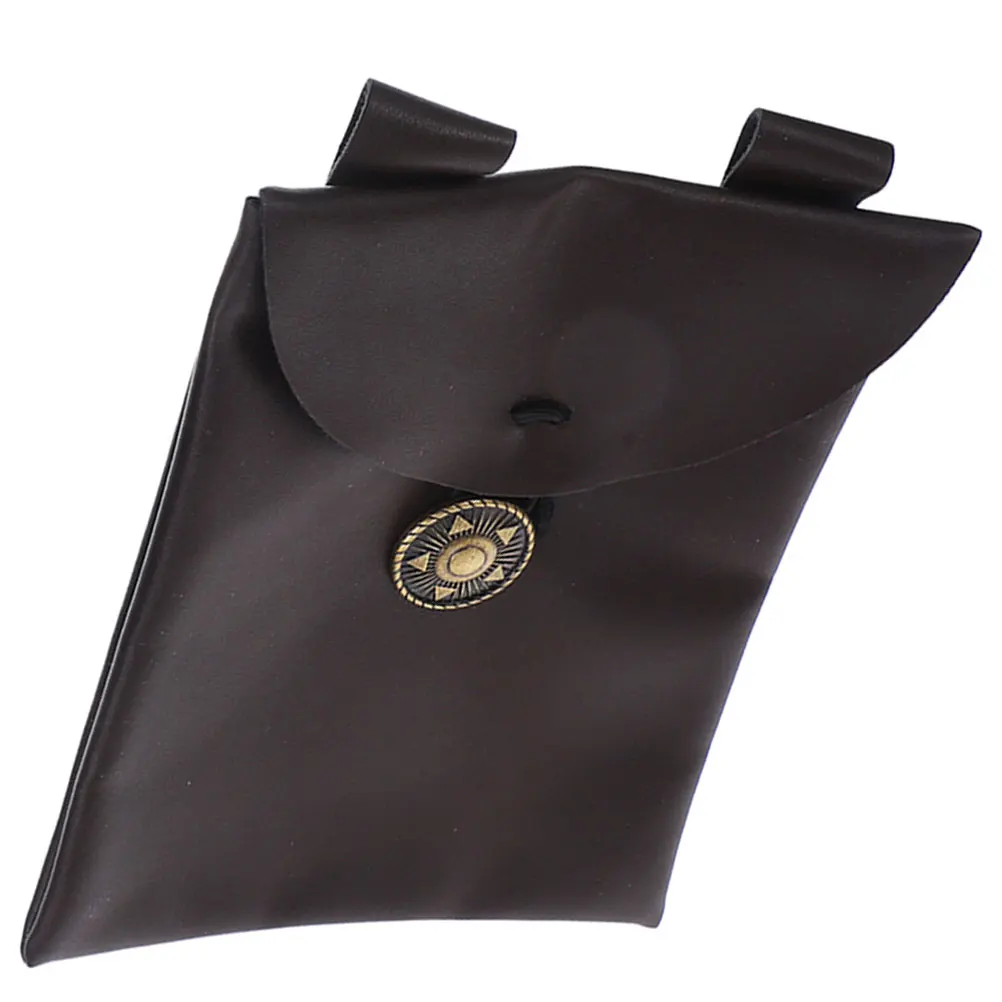 

Cosplay Purse Renaissance Costume Medieval Accessories Waist Pouch Bag Brown Men's