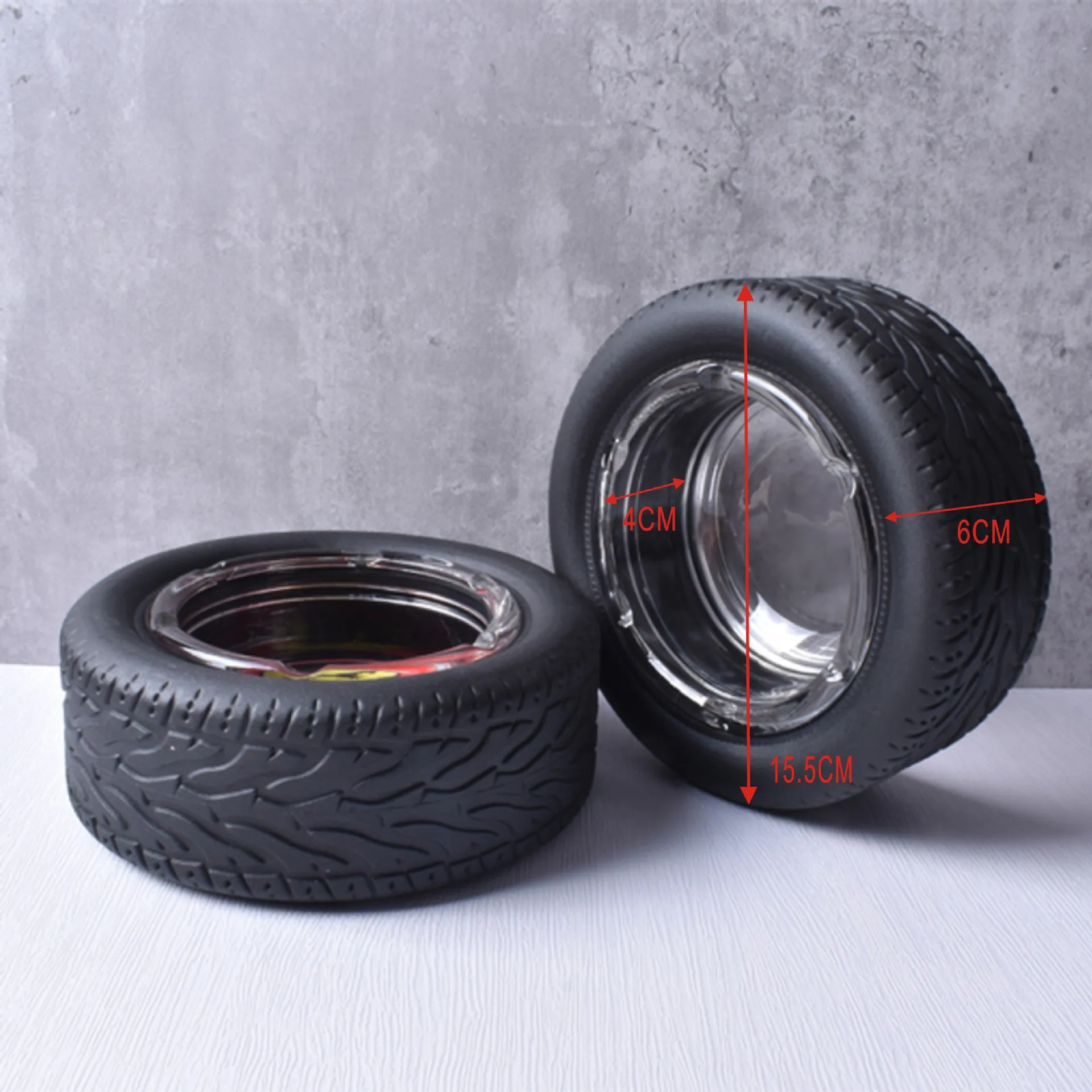 

ww24 creative large ashtray, European-style home office tire ashtray, advertising
