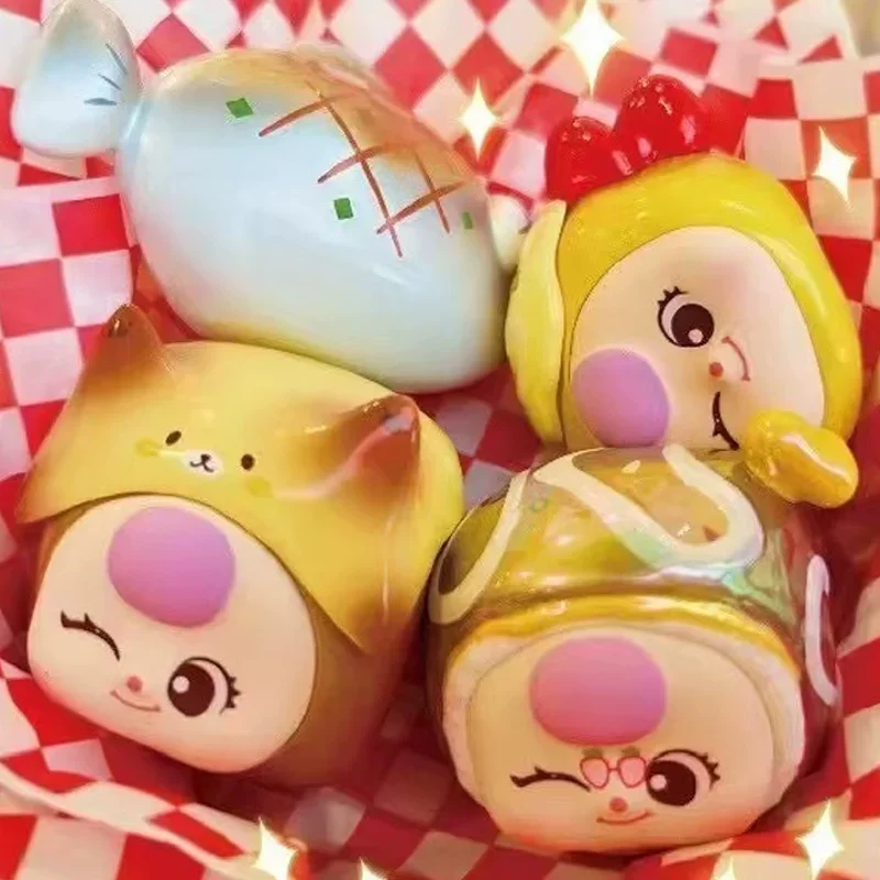 Baby Three 3rd Generation The Greedy Sweetie Series Blind Box Toy Cute Mini Grain Box Pvc Room Decor Collect Model Surprise Gift