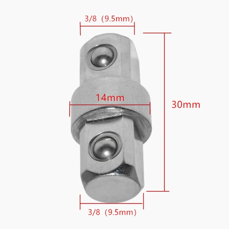367D 5 Pcs Square Ratchet Socket Adapter Reducer Converter Sets Kit 1/4-Inch 3/8-Inch 1/2-Inch Driver Conversions Auto Work