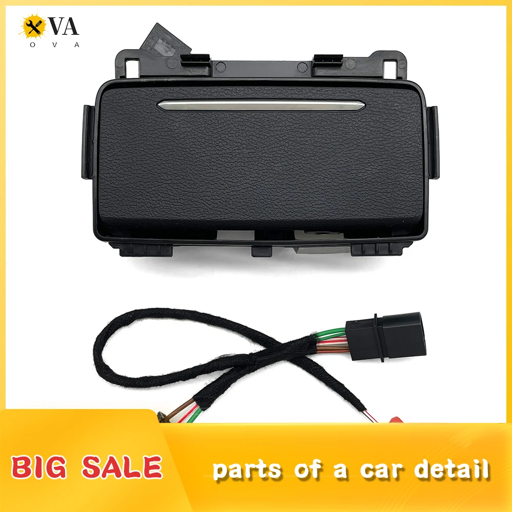 The USB port plug of the center console rear ashtray cigarette lighter assembly is used for A4 B9, 8WD 857 952 A/B, 8WD857952A/B