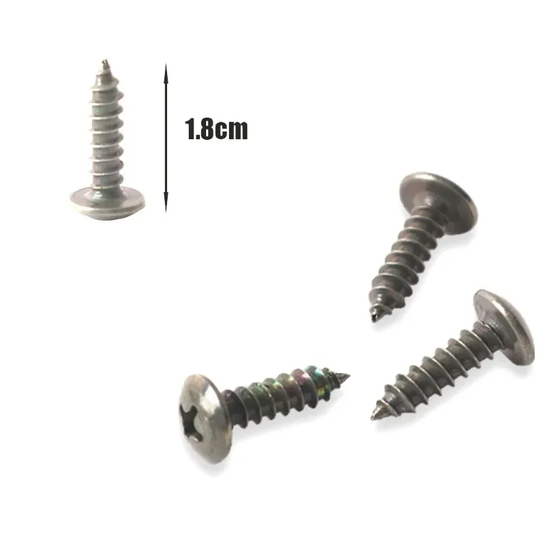 Mixed Car Motorcycles Metal Screw Tapping Fastener Clip U-Type Clip with Screw Anti-rust Protection Clip Screw Buckle Iron Sheet