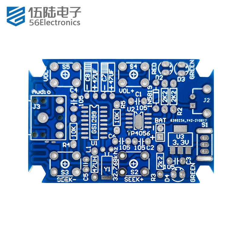 FM Stereo Radio Receiver Circuit Board Welding DIY Kits Electronic Module PCB Assembly Parts for Experiment Practice