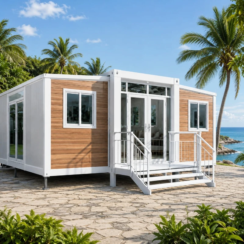 Prefabricated Expandable House Foldable Container Home For Garden Room Site Office And Camp Shelter Customized