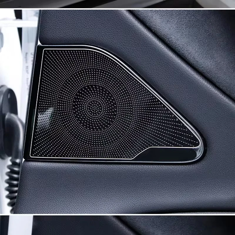 New for Tesla model 3 Car accessories front column roof horn hood  speaker cover sound decorative frame sequins a pillar horn