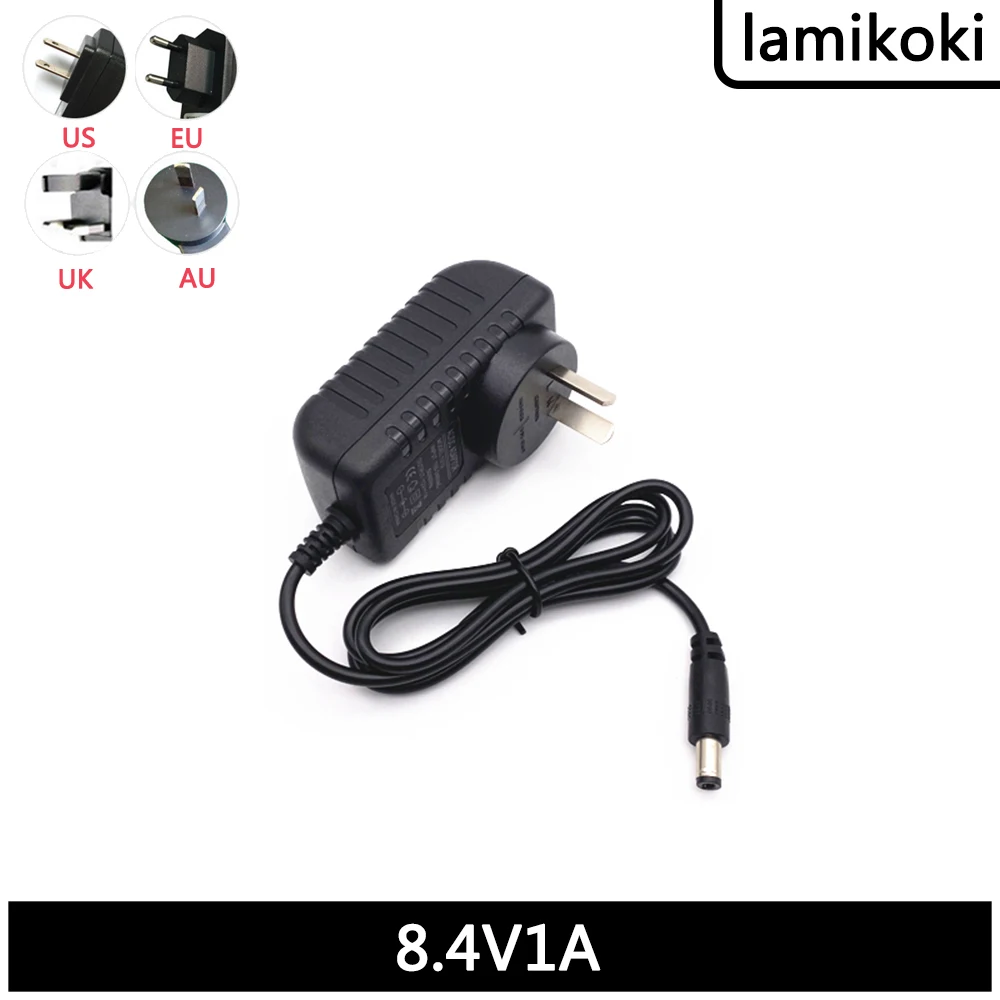 8.4V 1A New Zealand Two-plug Australian Standard 8.4V 1A Power Supply Australian Standard Adapter Turn Light