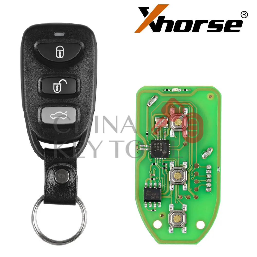 Xhorse XKHY00EN Wire Remote for Hyundai Style 3 Buttons