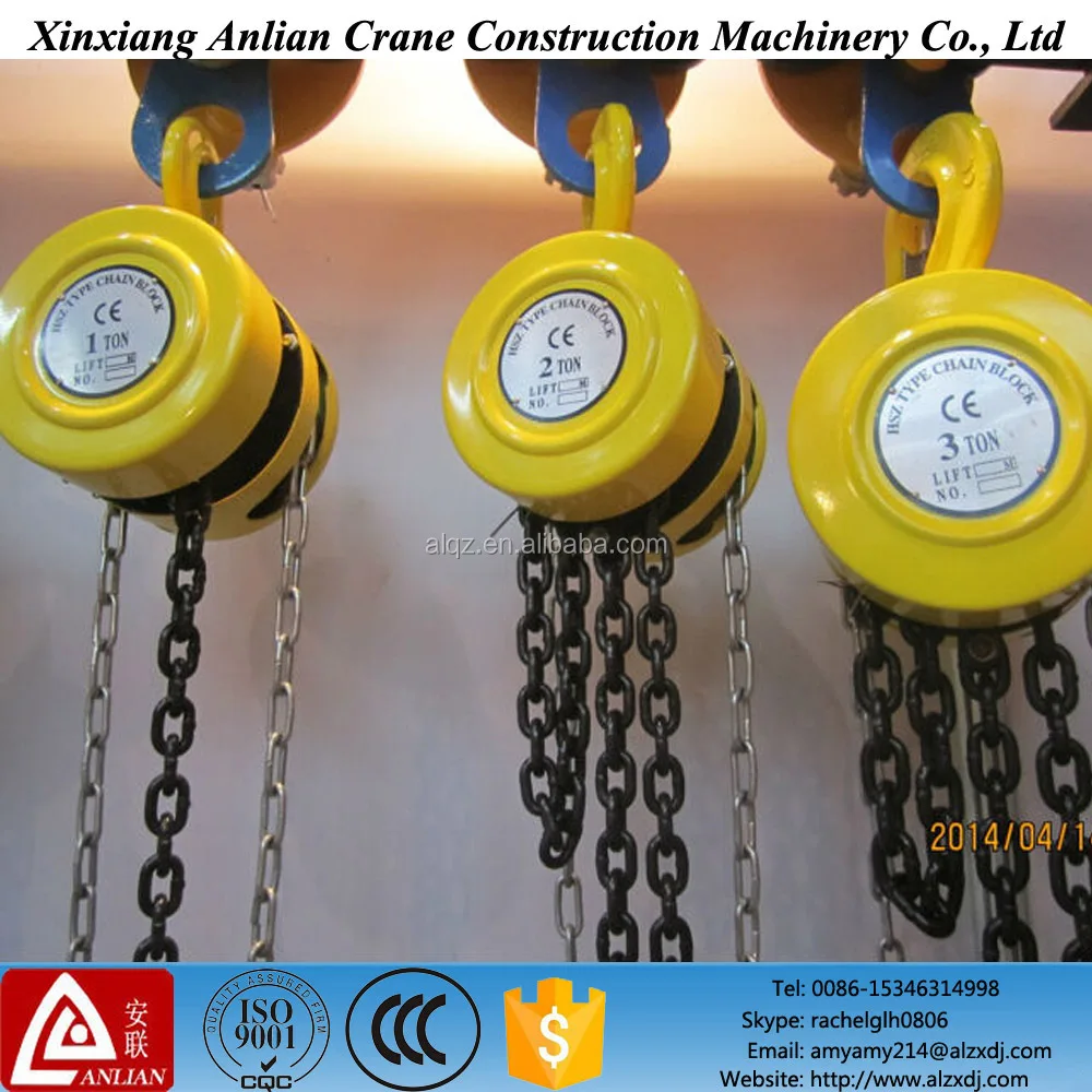 5 Ton Chain Pulley Block Hoist/Pull Lift Chain Hoist/Vital Chain Hoist