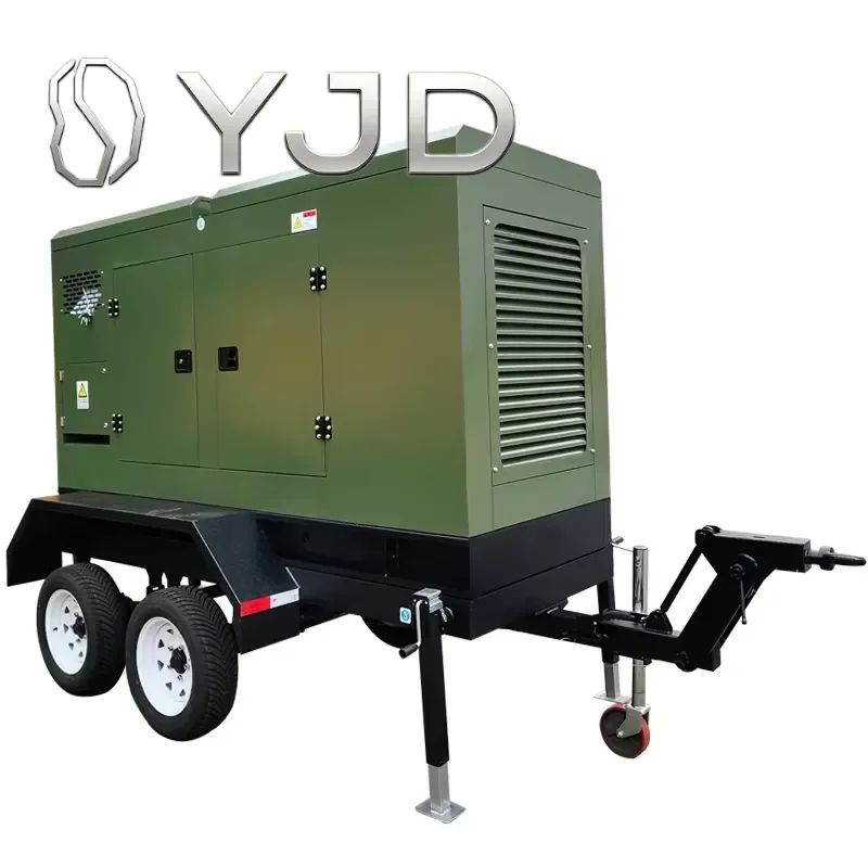 Hot Sale High Quality Engine Portable Power Generator Yuchai 100/200/300/400/500/600KVA Mobile Trailer Silent
