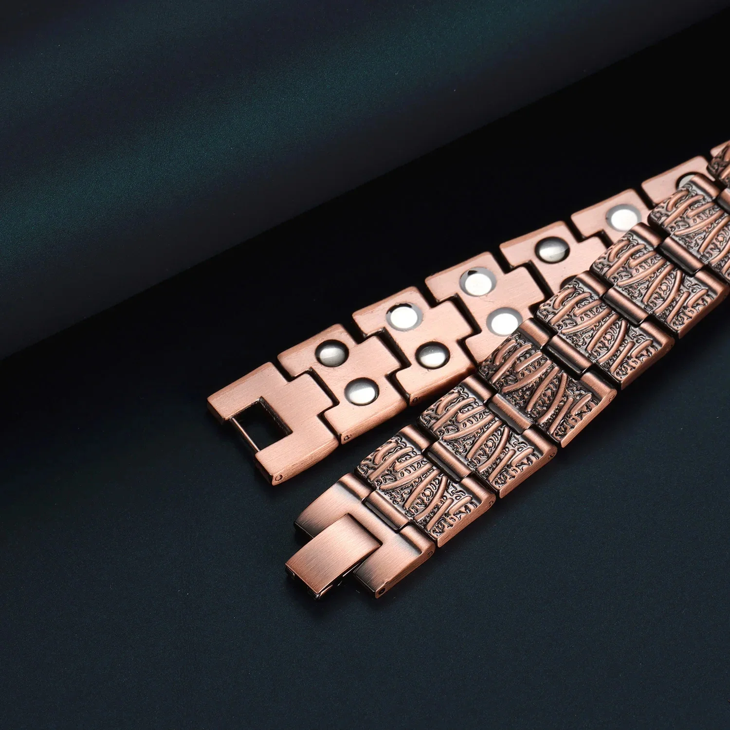 ARADOO Pure Copper Bracelets for Arthritis Neodymium Magnetic Therapy Bracelet for Men Women Jewelry Gifts
