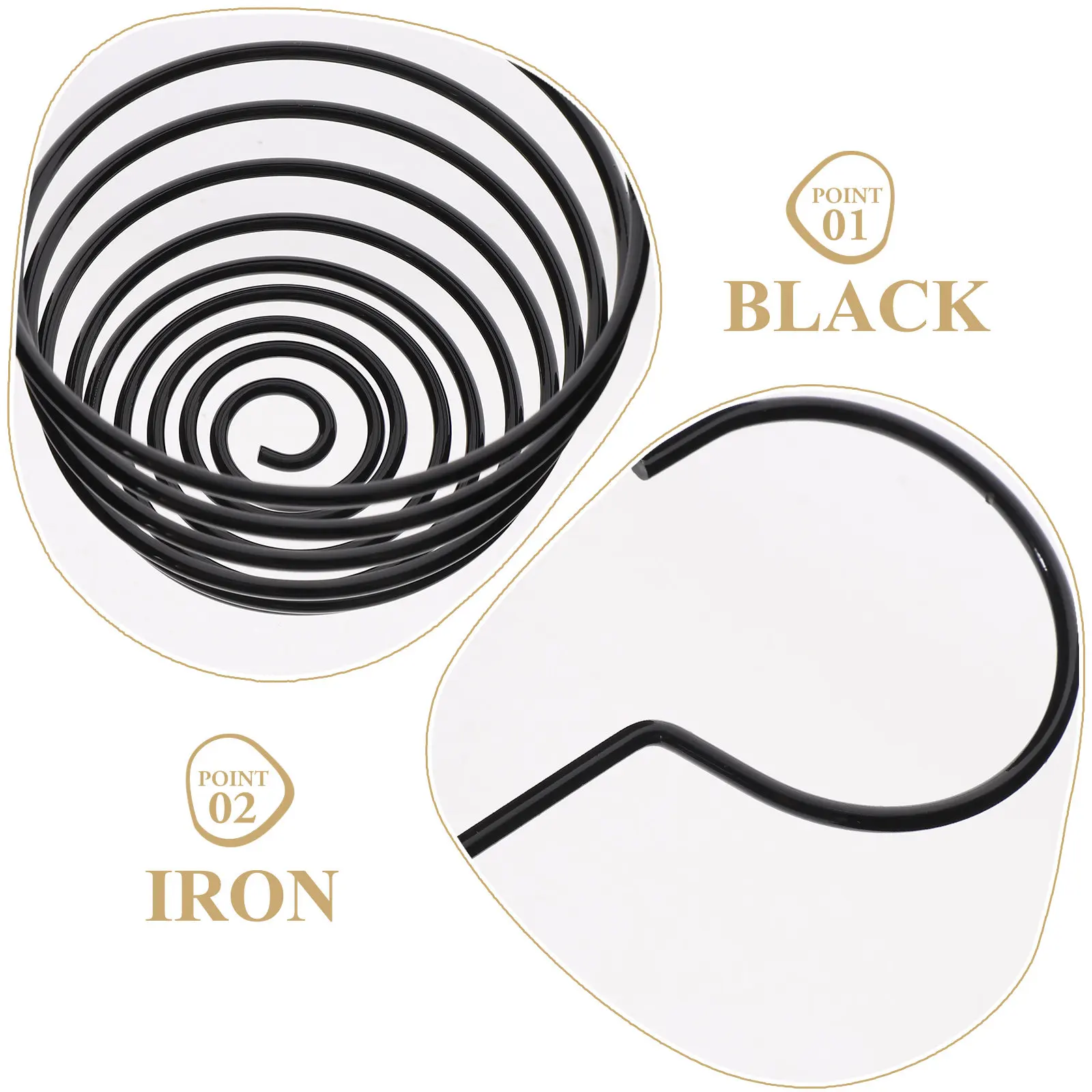 

2Pcs Iron Spiral Air Plant Hook Compact Lightweight Tillandsia Hanging Rack for Living Room Bedroom Balcony Air Plants Display