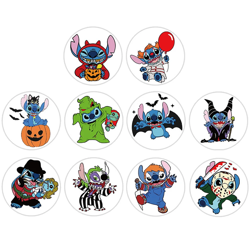 

500pcs Disney Stitch Cartoon Anime Stickers Roll Waterproof DIY Graffiti Phone Laptop Luggage Cute Decoration Stickers Kids Toys