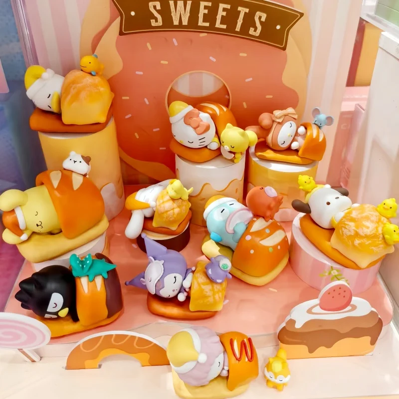 

Sanrio Happy Baking Series Blind Box - Cute Character Figures Surprise Collectibles Trendy Decor Sweet Baking Theme Perfect Gift