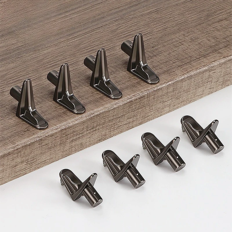 40PCS Seven Character Cabinet Clothing Wine Cabinet Shelf Board Movable Wooden Board Support Fixed Partition Nail Bracket