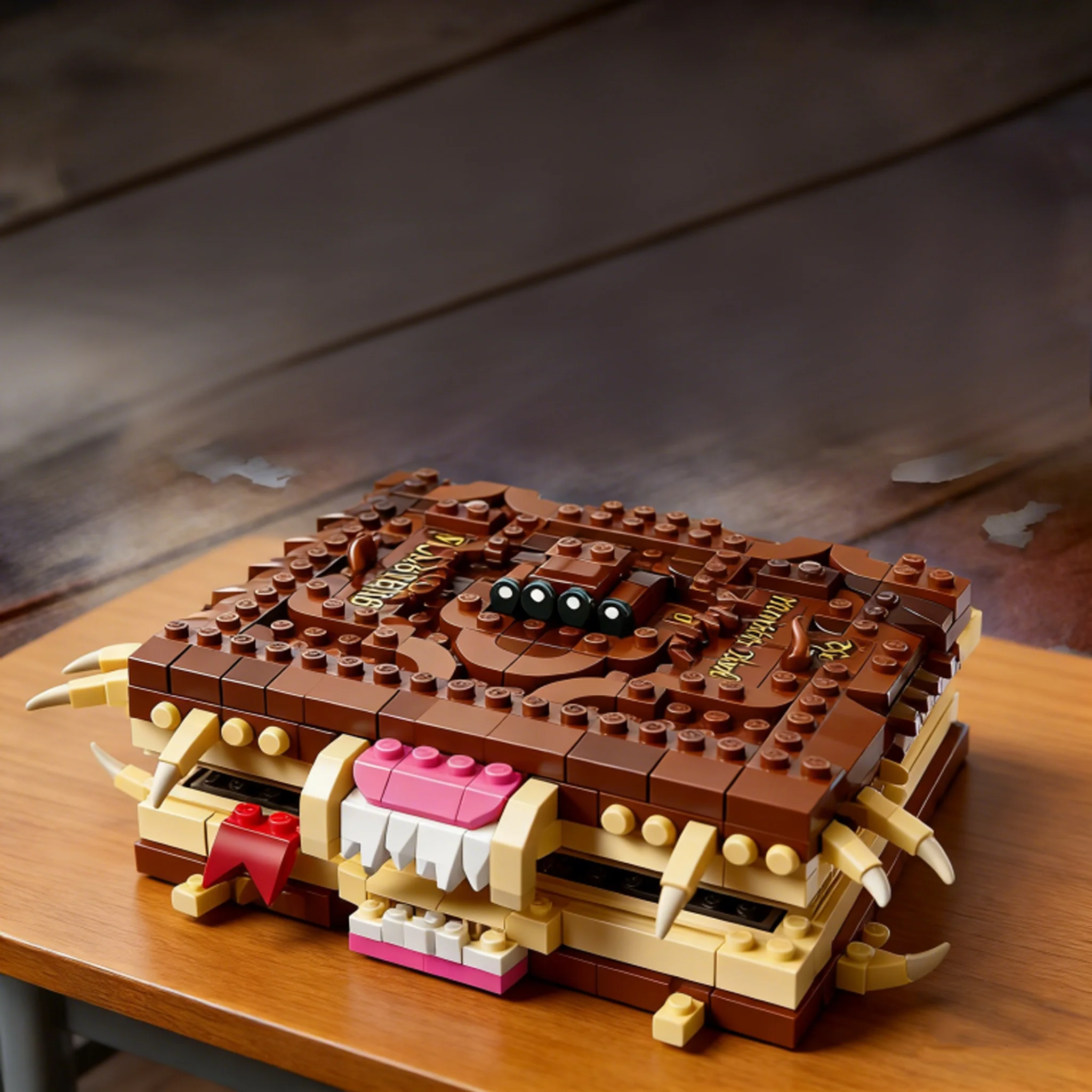 

MOC Популярный фильм Гарри Волшебный класс MMonster Book of Monsters Модель Кирпичи Набор Строительный блок Детская игрушка в подарок