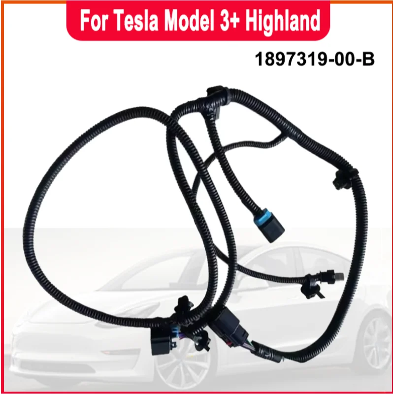 1897319-00-B For Tesla Model 3+ Highland 2023-2025 Rear Bumper Harness Rear Fascia Bumper Harness Wiring Accesorios Para Auto