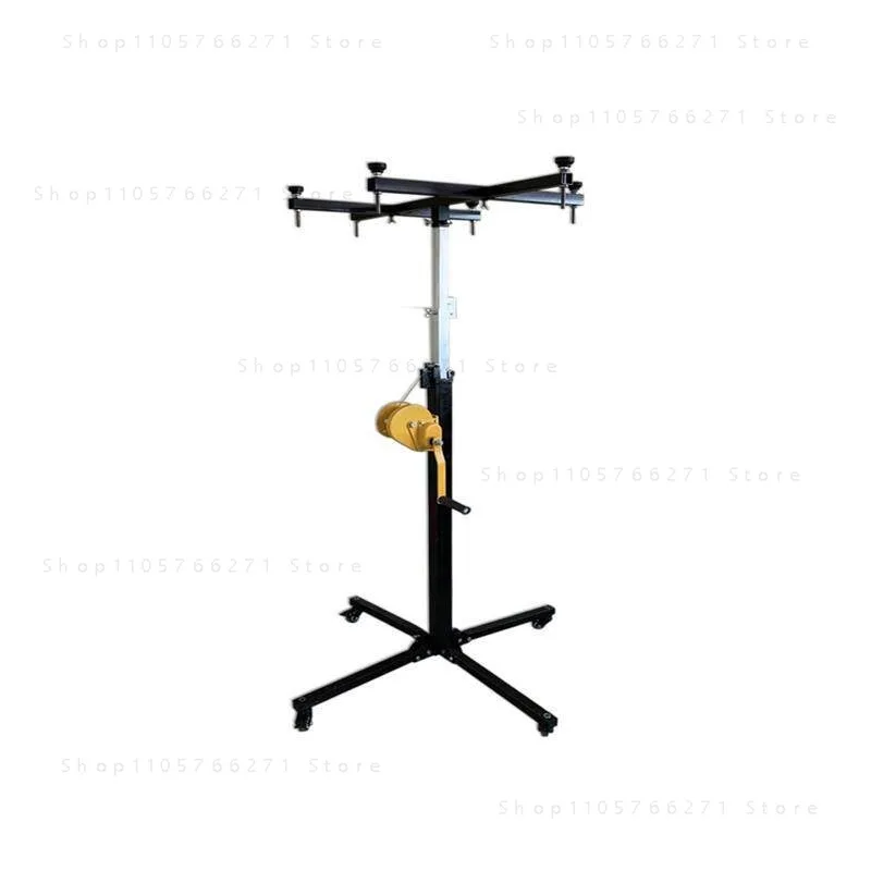 Electric/Manual Air Conditioner Air Duct Installation Lift Bracket Thickened Fold 3M/3.5M/4M Installation Tool