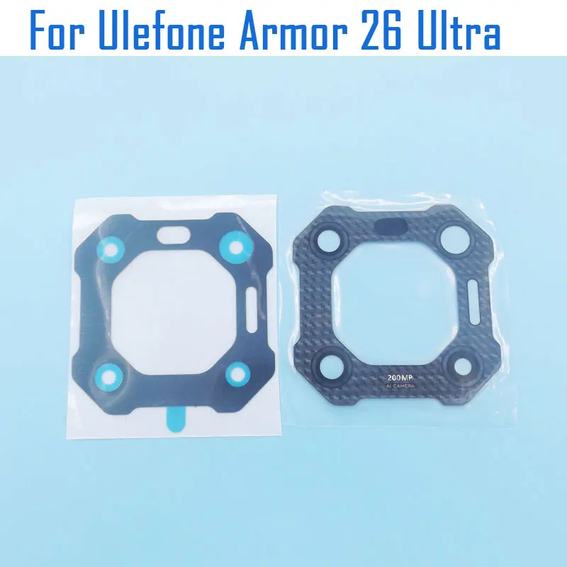 

New Ulefone Armor 26 Ultra Rear Camera Lens Back Camera Lens Glass Cover With Foam Adhesive For Ulefone Armor 26 Ultra Phone