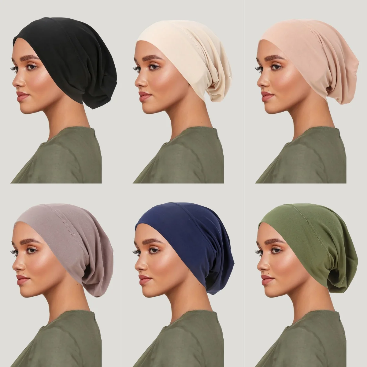 

Новые модные мусульманские хиджабы и головные уборы для женщин 2026 года: шапки для химиотерапии, тюрбаны, однотонные боннеты для ухода за волосами, регулируемые