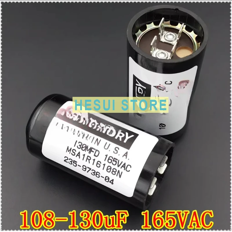 108-130uF 165VAC MALLORY/CDE Compressor Start Capacitor