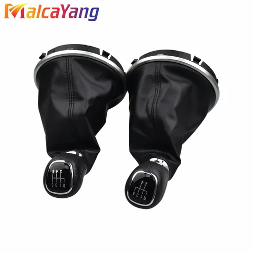 Imagen 2 del producto Palanca de palanca de cambios de coche MT 5/6 velocidades con cubierta a prueba de polvo para Skoda Fabia 2 II MK2 Combi Scout 2007-2014