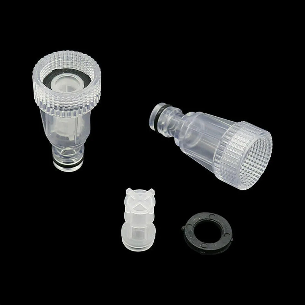 

New Practical Pressure Washer Filter Water Filter Tool Part Plastic Replace Replacement Spare Transparent 1 Pc Accessory