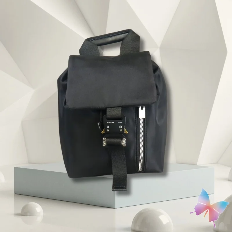 للجنسين 1017 أليكس 9SM أكياس سبائك معدنية التكتيكية مشبك العين حزمة حبل افتتاح النايلون الأسود قابل للتعديل حزام الكتف على ظهره