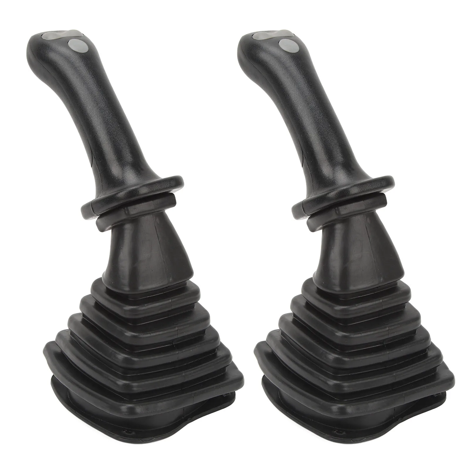 2Pcs 3 Button Excavator Joystick Handles with Dust Cover Replacement for Doosan DH DX150 215 225 300 370‑9C