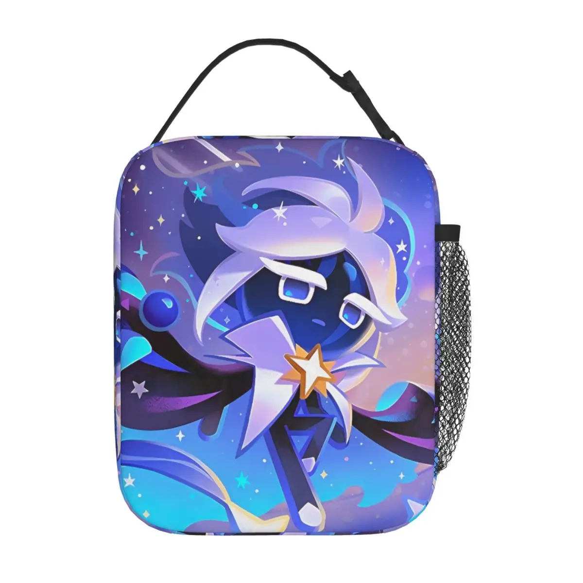 Cookie Insulated Lunch Bag Cooler Bag Reusable Meal Container Cookie Run Kingdom Large Lunch Box Tote for Men Women