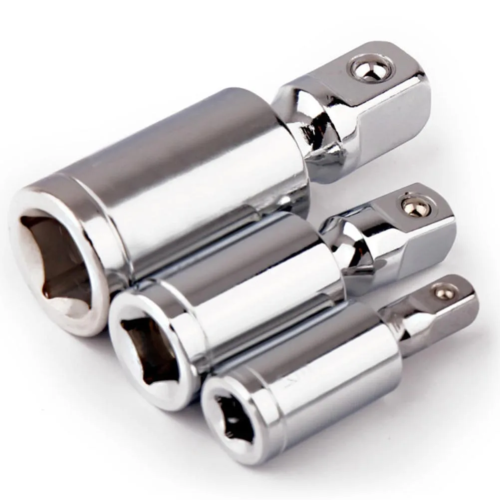 

3pcs Universal Joint Sockets High Torque Durable Mechanical Repairing Tool Swivel Extension Socket Adapter For Industrial