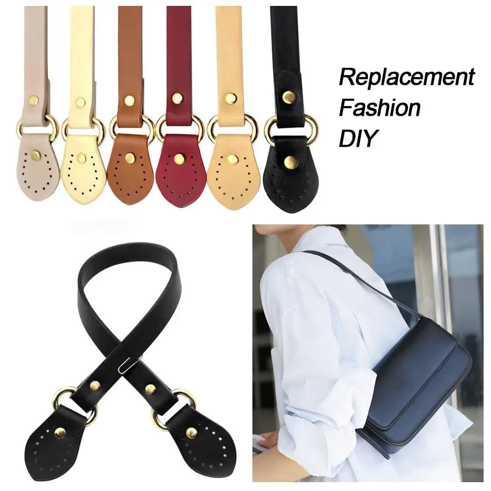 52cm Pu Leather Shoulder Bag Straps Bag Handles DIY Replacement Women Crossbody Handbag Handle Belts Strap Bag Accessories