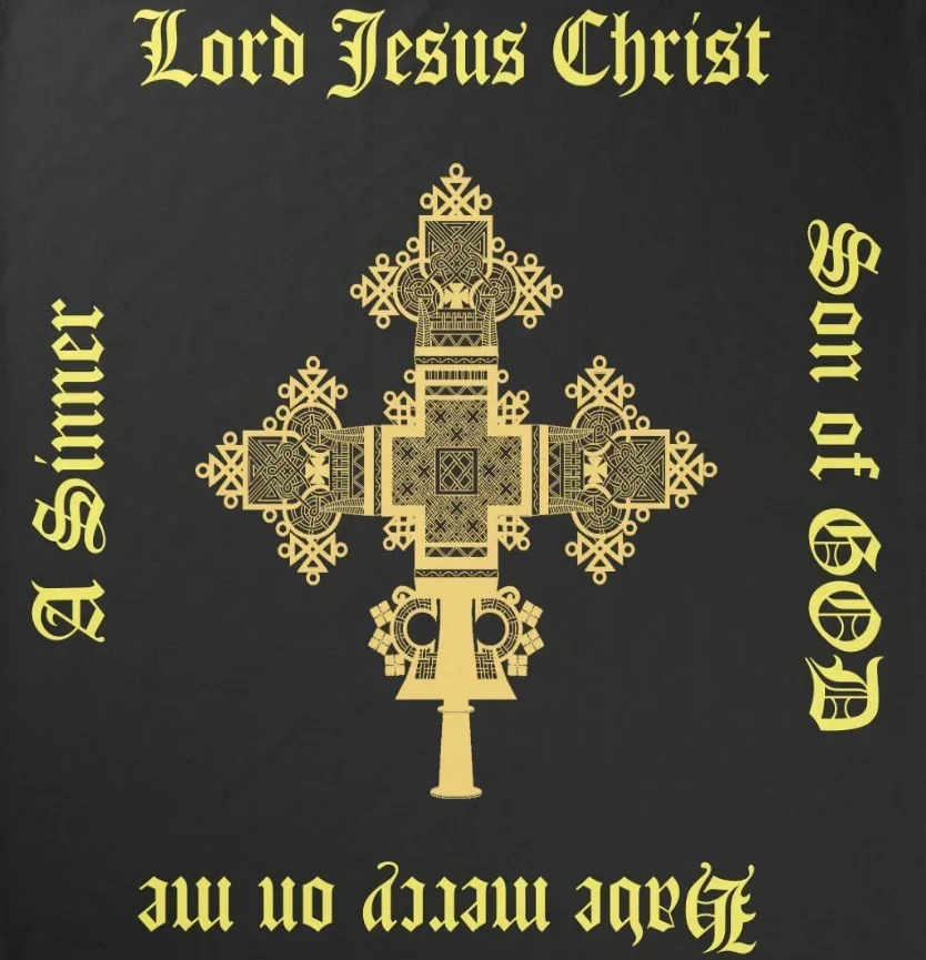 

Ethiopian Cross Jesus Prayer T Shirt. Short Sleeve 100% Cotton Casual T-shirts Loose Top Size S-3XL
