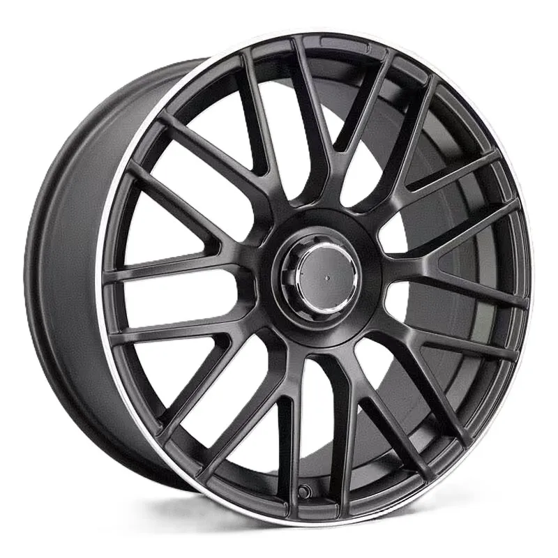 

Matte Black Machined Lip 17/18/19 Inch Flow Forming Wheel 5X112 PCD Aluminium Alloy Rims for Benz W204 W205 W212 Passenger Cars