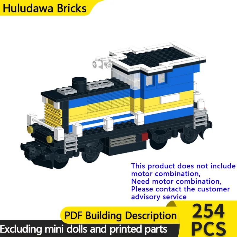 City Car Model MOC Building Bricks Weather Train End Cab Switcher Modular Technology Children Holiday Gifts Assemble Toys Suit