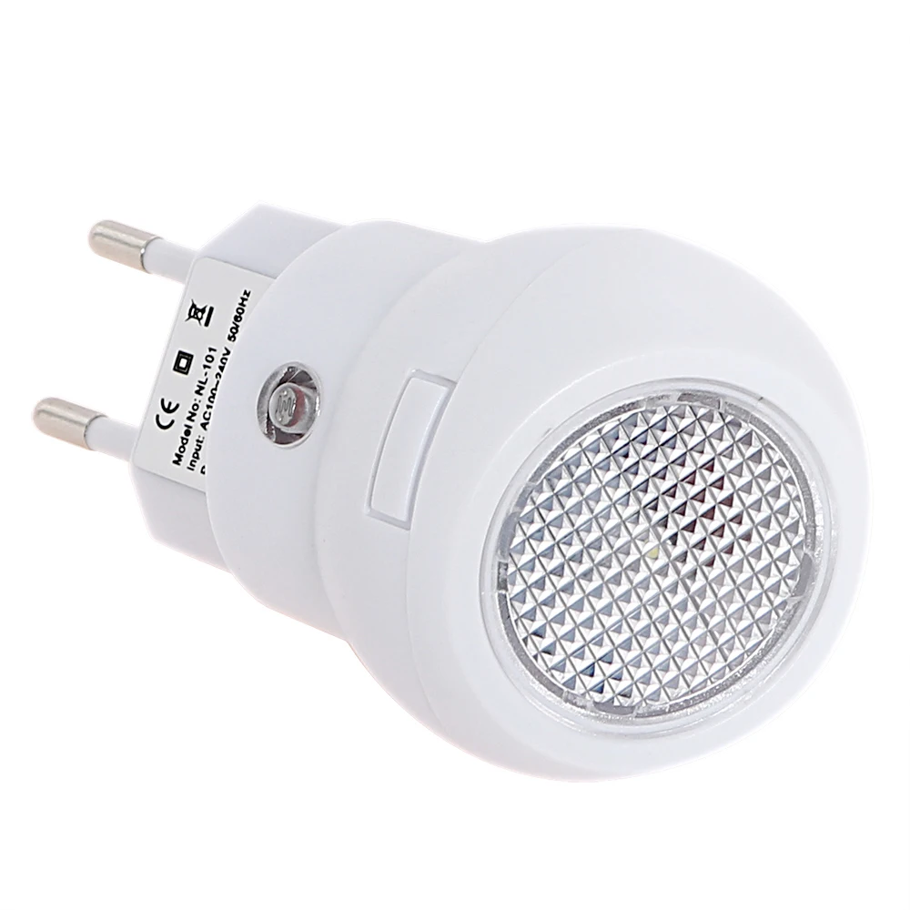 ITimo 360 lampu malam rotasi Manual lampu baru Sensor cahaya LED lampu kamar tidur colokan Eropa