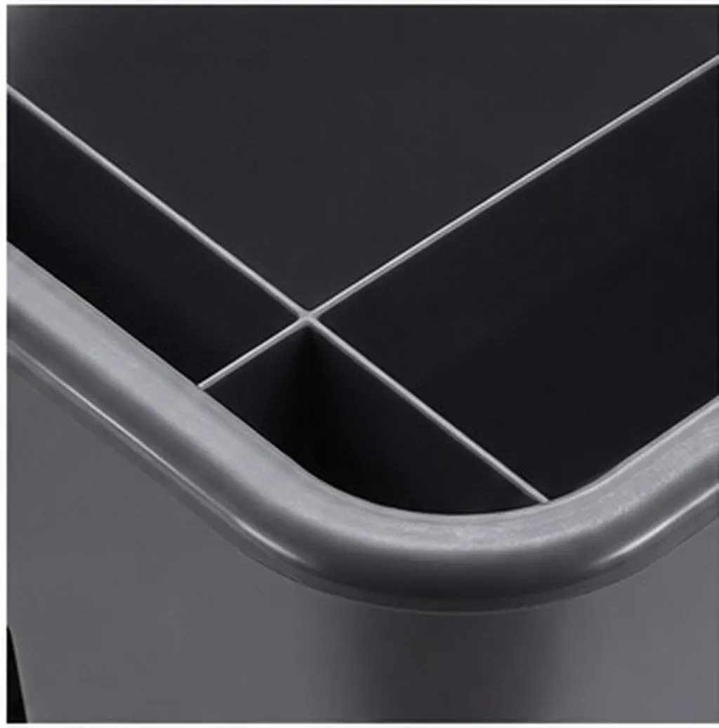 1Pcs Cleaning Basket Strong Plastic Material with 4 Sections for Bathroom and Toilet Storage Handheld Easy-Carry Home