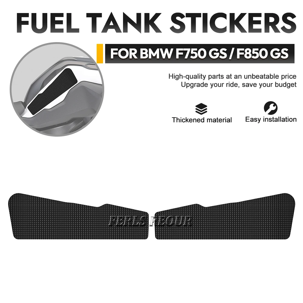 

Накладки на топливный бак для мотоцикла BMW F750 GS 2019-2024, наклейки-декали, противоскользящие накладки для коленей, боковые стикеры