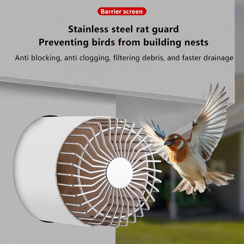 

Superior Quality Roof and Balcony Drain Protector – 1PC; Stainless Steel with Anti-Block Mesh for Outdoor Garden