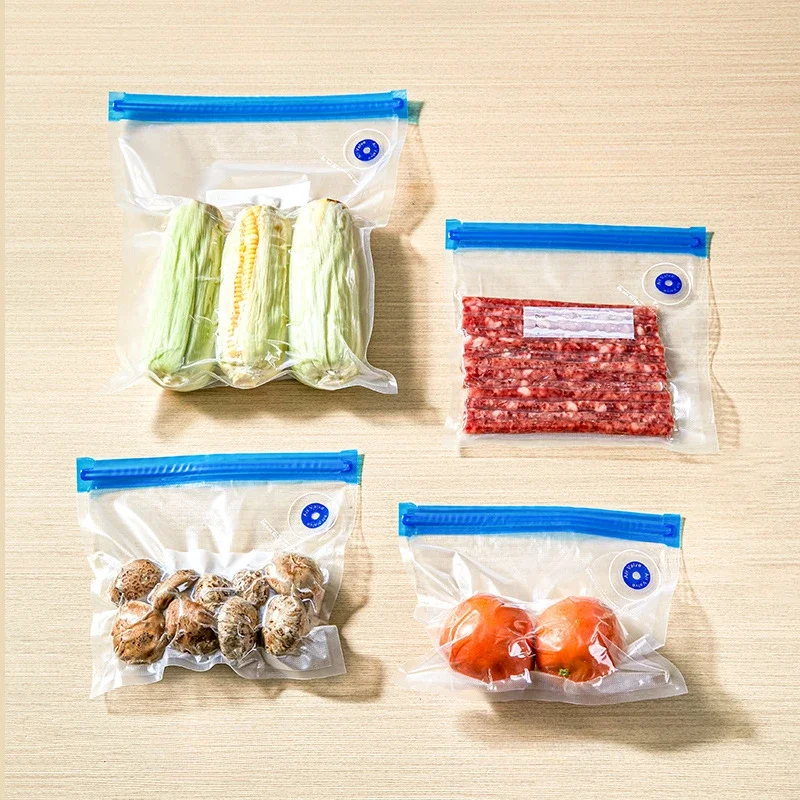 Foods Vacuum Foods-Bag Food Compression Bag Refrigerator Sealing Bags Reusable Sealing Bag Cooked Food Fresh Packaging Bags