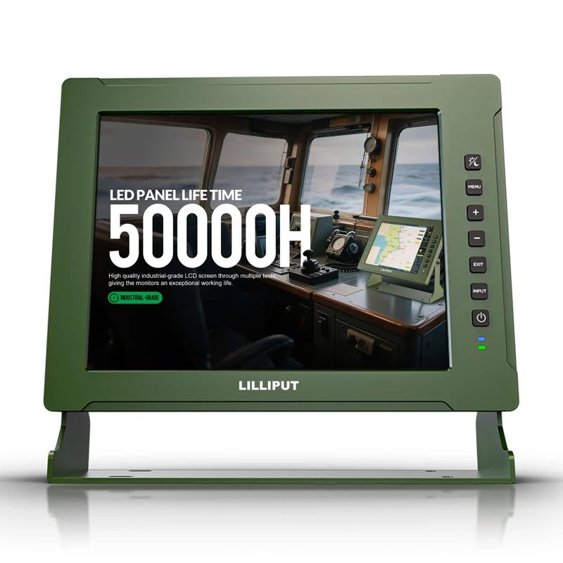 

Rugged 10.4 Inch Outdoor Ag+Glass Industrial Touch Screen Monitor 1000 Nits IP65 Waterproof Marine/Yachts Displays 4:3 Aspect