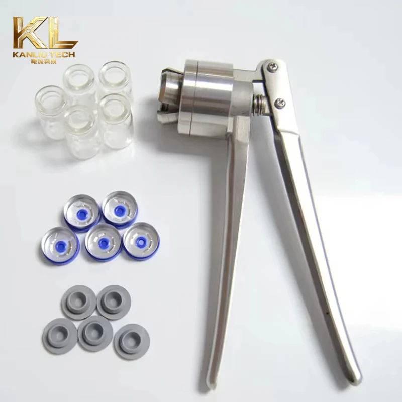 Stainless Steel Manual Crimper Vial Bottle Cap Sealer For 13/15/20mm Aluminum Plastic / кримпер Handheld Bottle Sealing Machine