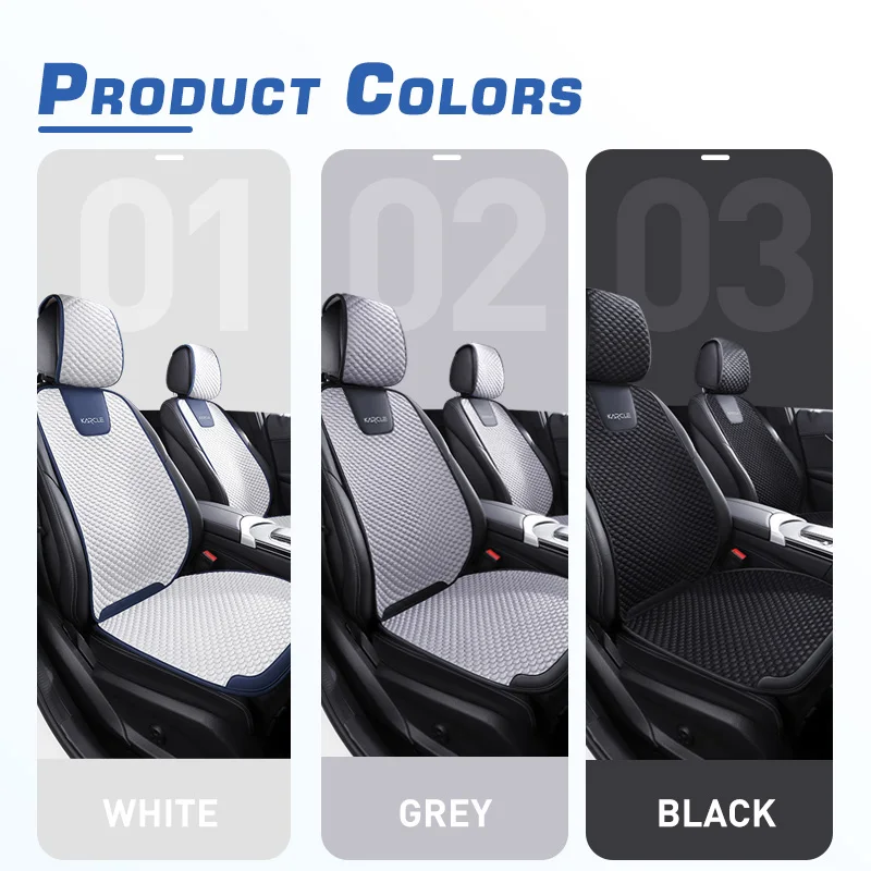 الحرير الجليد مقعد السيارة يغطي حامي كامل وسادة مقعد السيارة وسادة حصيرة اكسسوارات السيارات الداخلية العالمي امتصاص السيارات الخلفية مجموعة #5