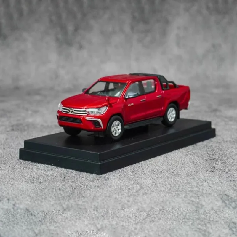 

Hilux Пикап, литой под давлением сплав, масштаб 1:64, модель автомобиля, готовый продукт, имитация коллекции игрушек, подарок, статическая модель, дисплей