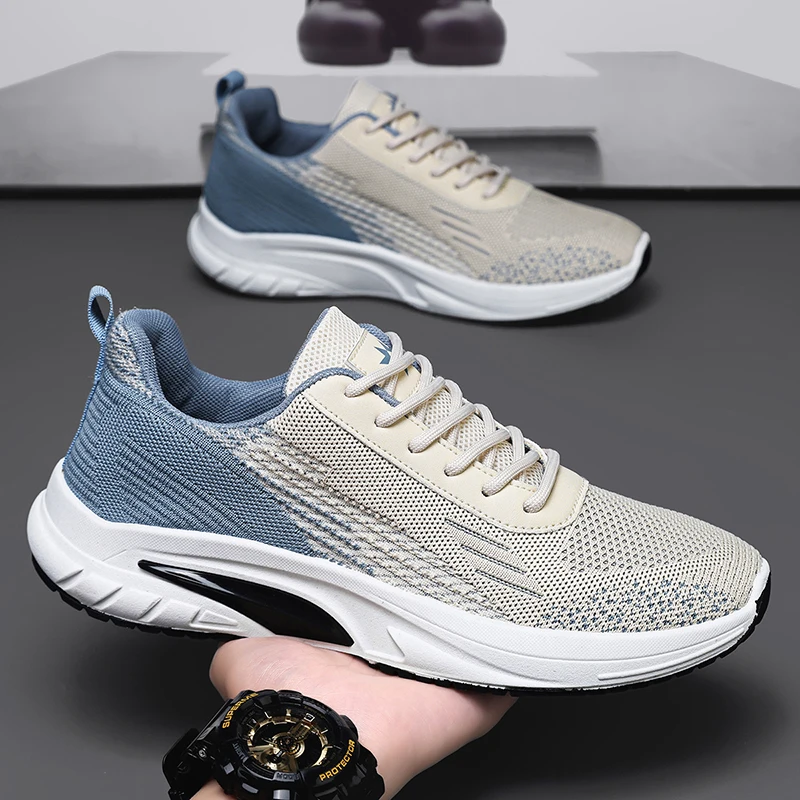 

Новые мужские кроссовки 2024, кроссовки, кроссовки, повседневная обувь. Повседневная амортизирующая прочная унисекс мягкая подошва в уличном стиле.