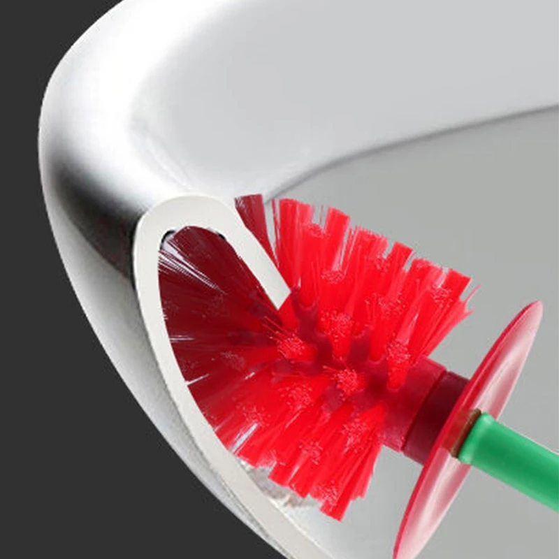 Toilet Brush Cherry Lavatory Brush Toilet Brush Holder Set for Home Bathroom Washing Room Public Toilets Use No Dead