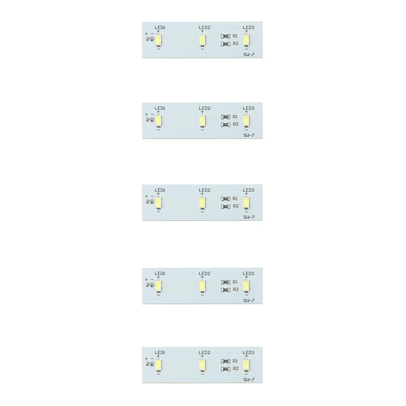 

5X For Refrigerator LED Light Strip Bar Replacement For Electrolux Refrigerator ZBE2350HCA SW-BX02B Repair Part