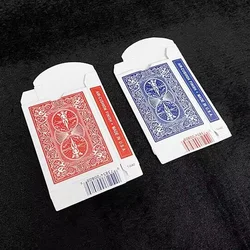 20Pcs Empty Playing Card Box Magic Accessories Red/Blue Poker Deck Case Magician Card Magic Tricks Props Original Old Version