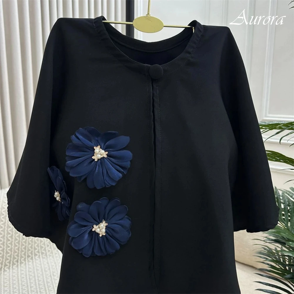 Customized Mermaid Handmade flowers Prom Dresses Classic Strapless 2025 Evening Dress Simple Jersey Celebrity Gown with Beading